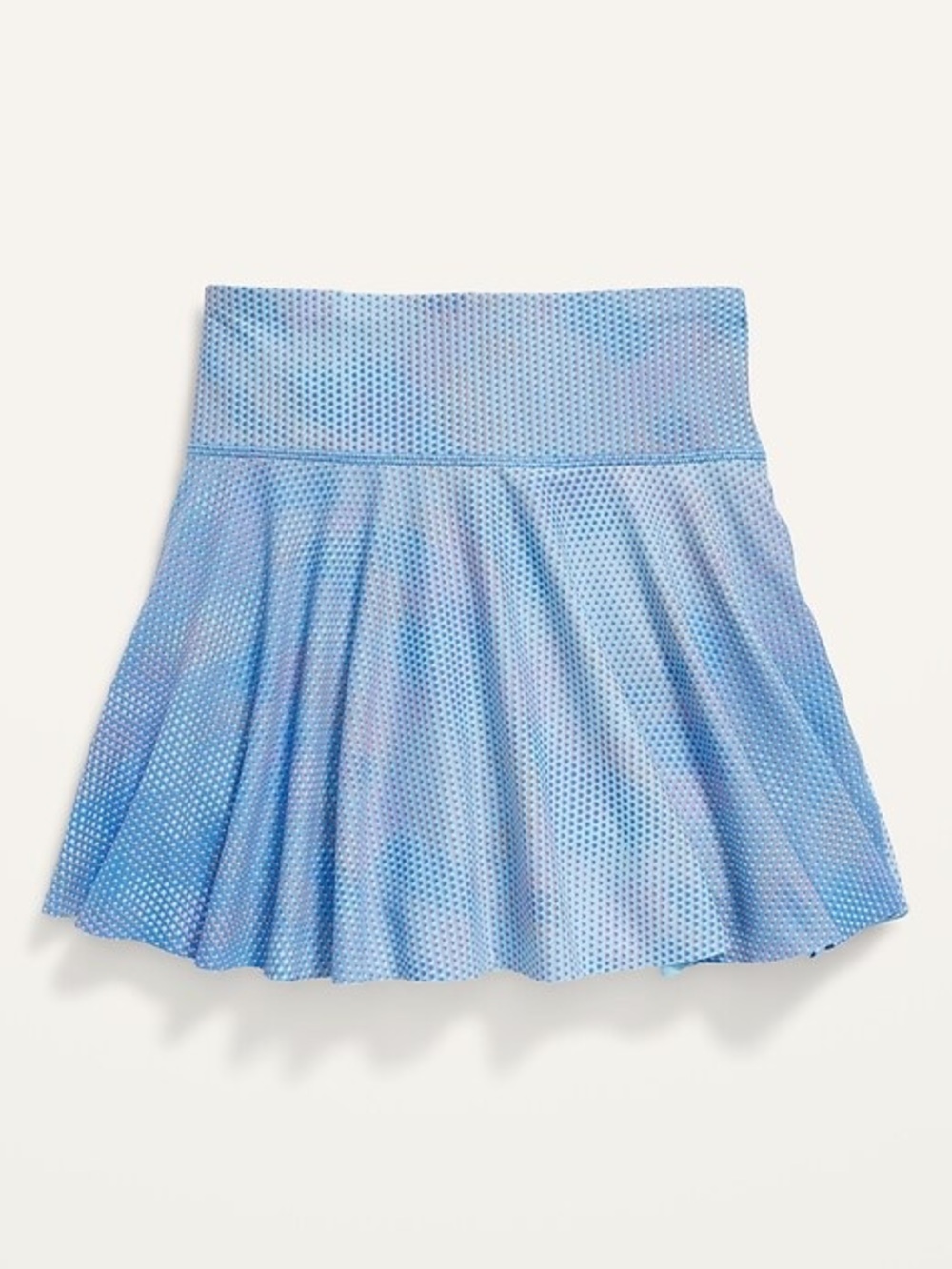 Old Navy Blue Mesh Pleated Skirt
